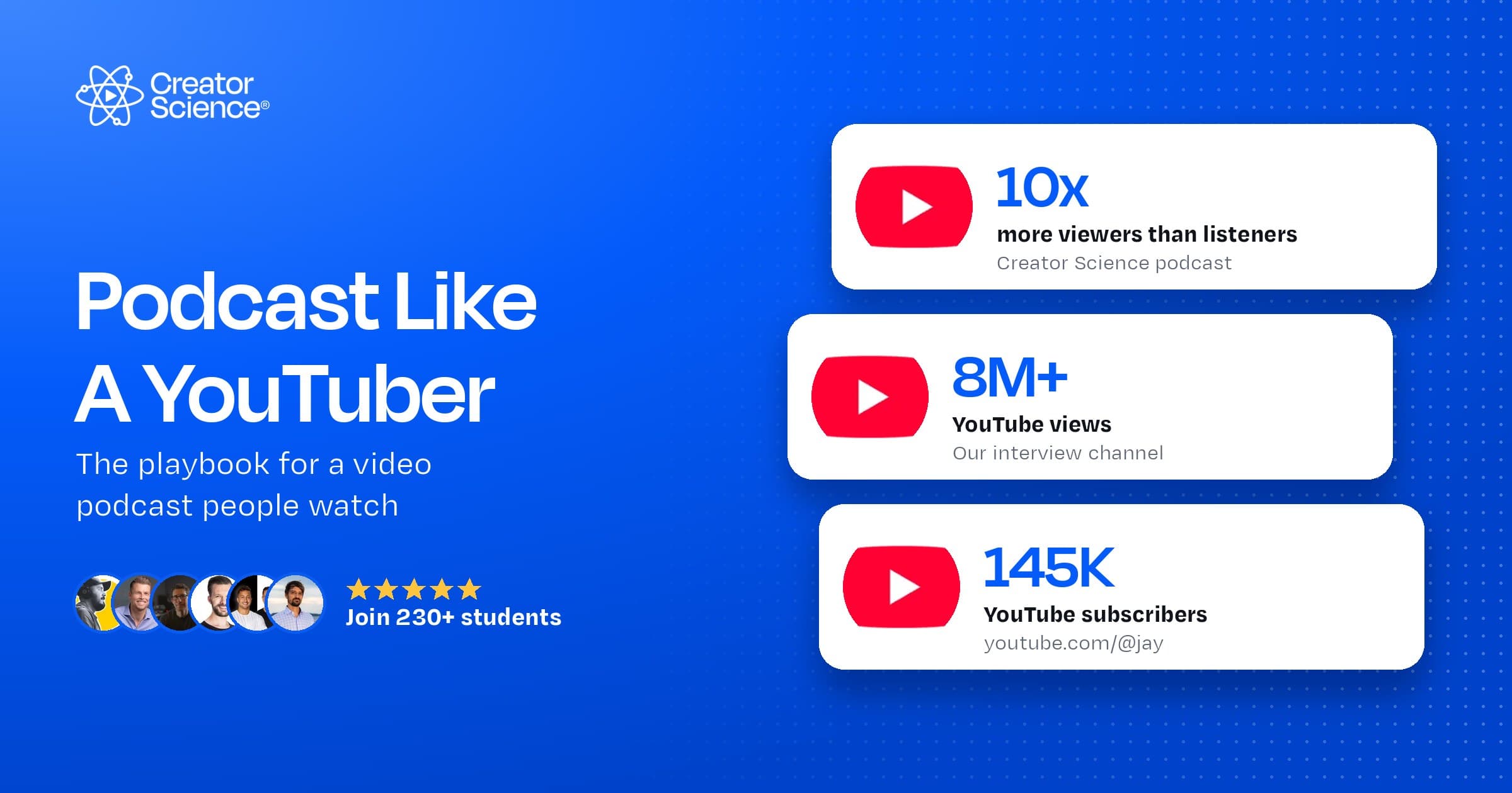 Podcast Like A YouTuber: stop doing YouTube like a podcaster